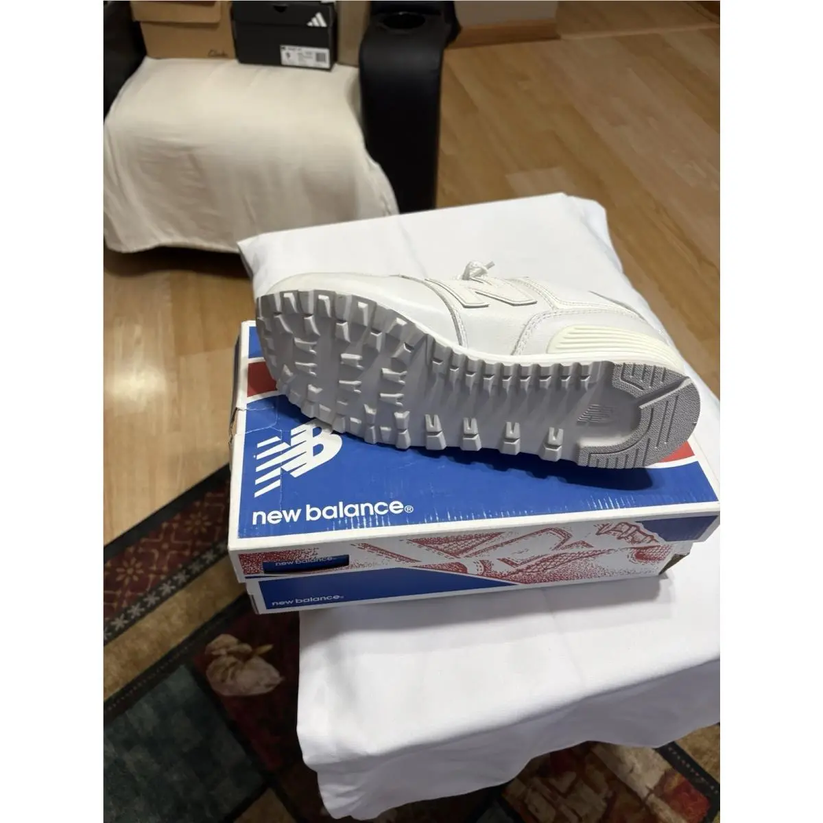 New Balance shoes - New Balance 574+ - ML574WWT - White 5