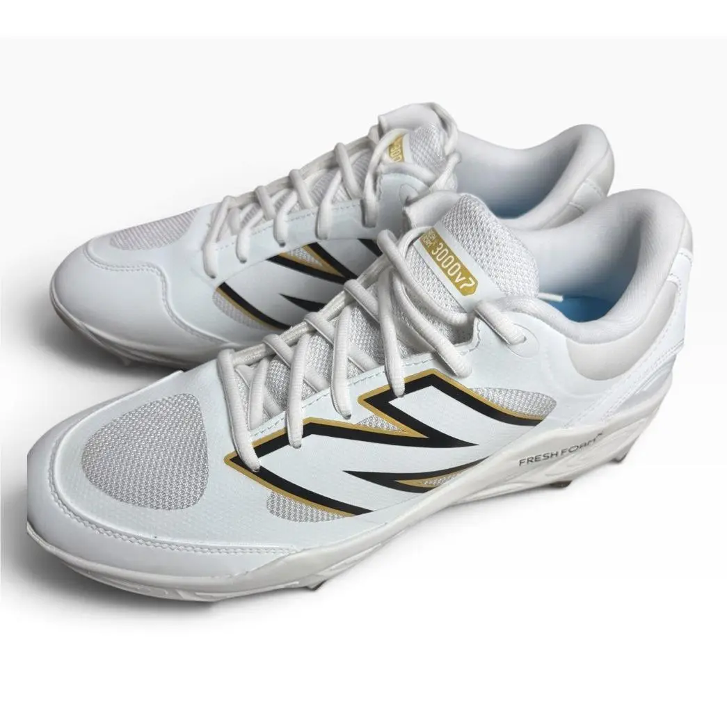 New Balance shoes - Fresh Foam X 3000v7 - Fresh Foam - PL3000W7 - White/Black/Gold (UPC: 197966048549) 0