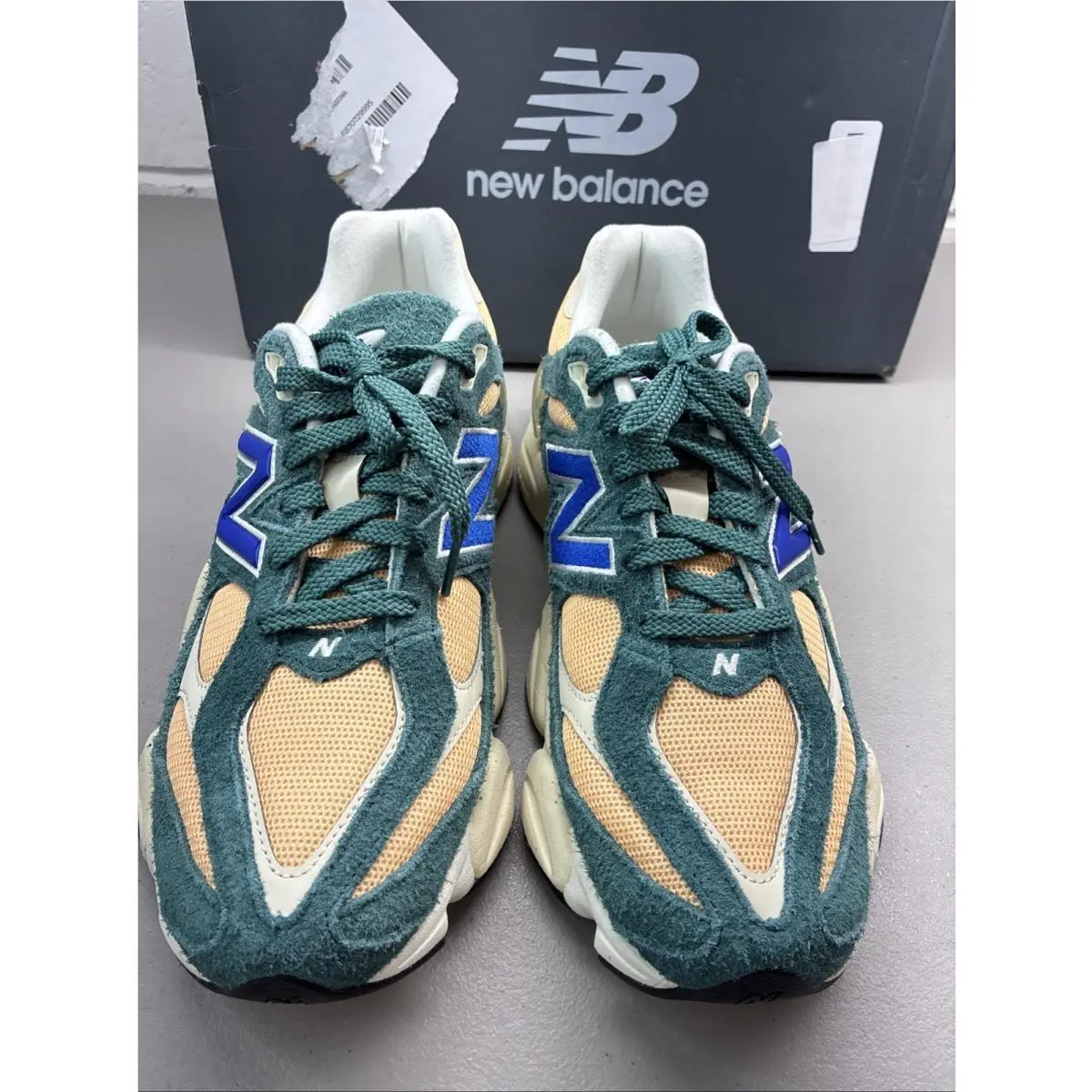 New Balance shoes - New Balance 9060 - U9060GEC - New Spruce/Peach Blossom/Team Royal 0