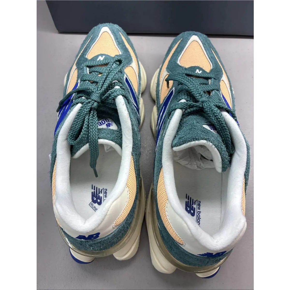New Balance shoes - New Balance 9060 - U9060GEC - New Spruce/Peach Blossom/Team Royal 2
