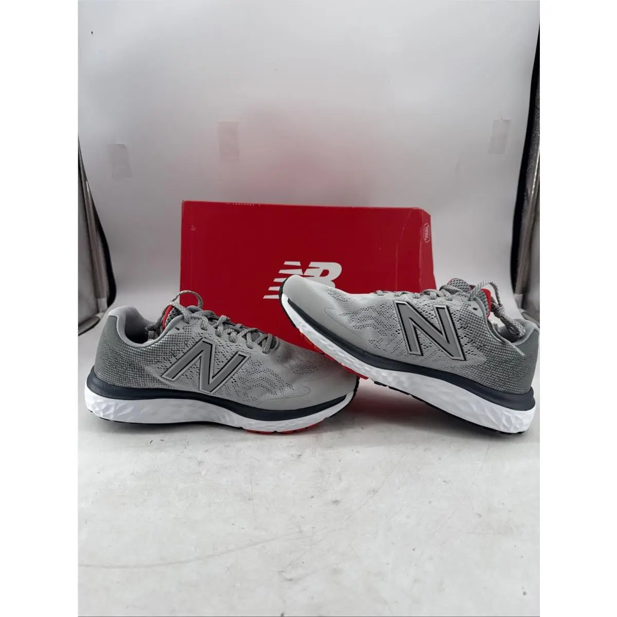 New Balance shoes - New Balance 680 - M680LG7 - GREY / GHOST PEPPER / BLACK 0
