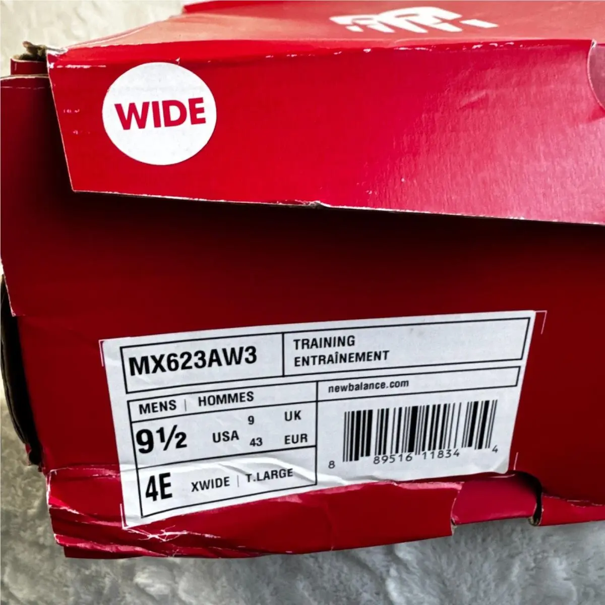 New Balance shoes - New Balance 623 - MX623AW3 - White 8