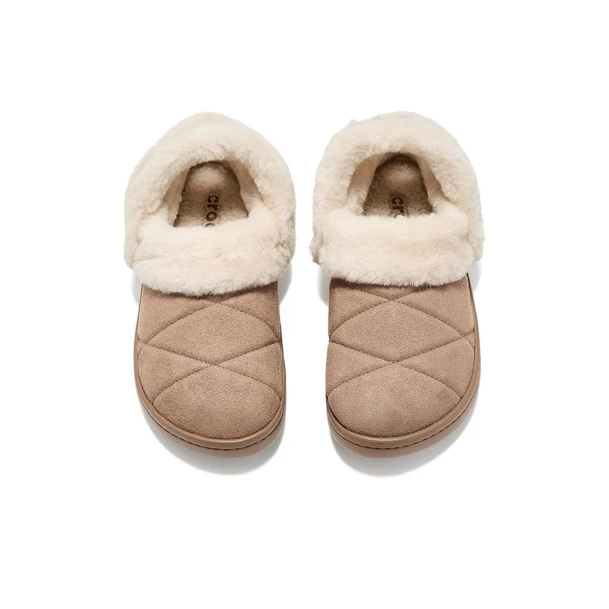 Crocs shoes - Sepia Quilted Suede 7