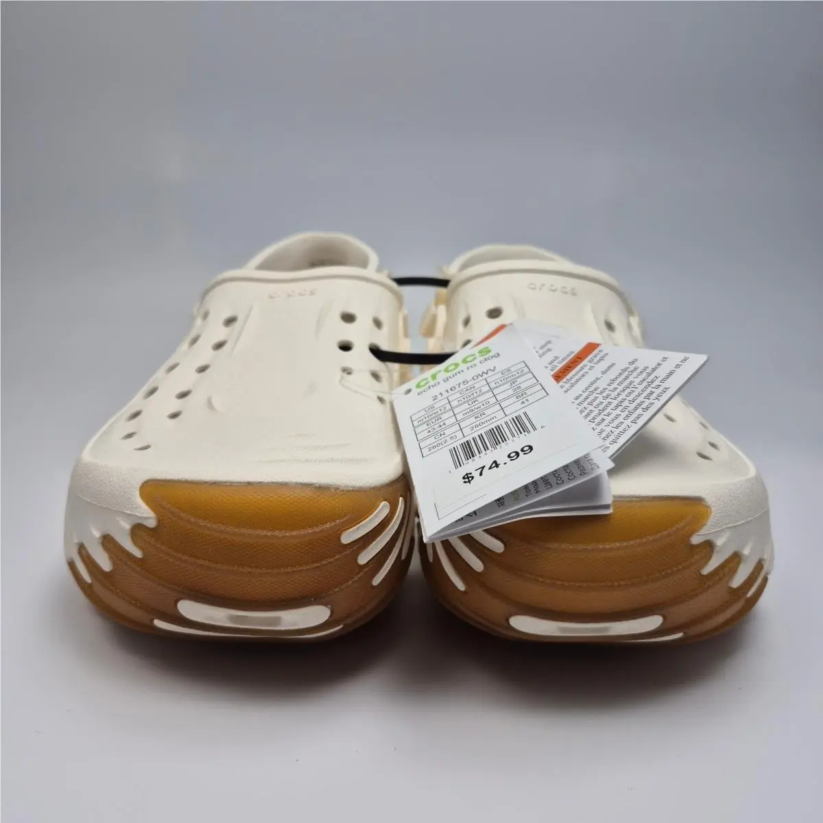 Crocs shoes - 211675-0WV - 211675-0WV - White (UPC: 198445223716) 9
