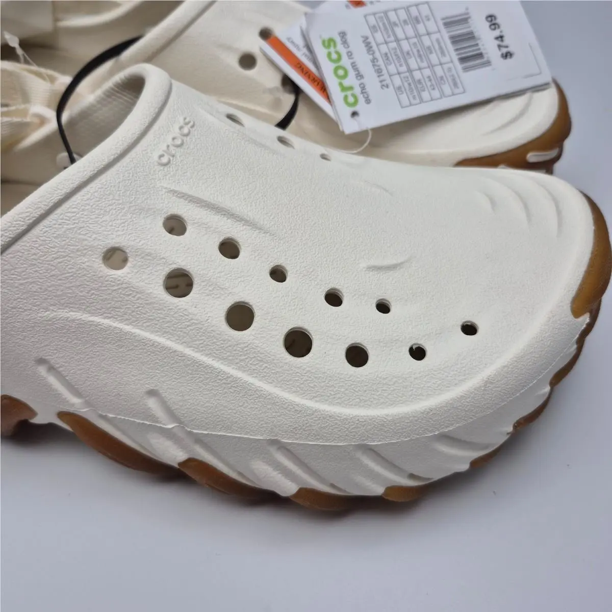 Crocs shoes - 211675-0WV - 211675-0WV - White (UPC: 198445223716) 7