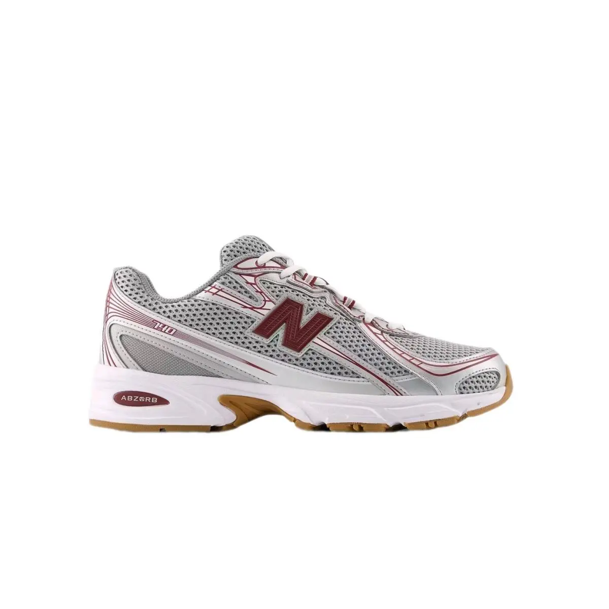 New Balance shoes - New Balance 740 - WR740SO - Silver, Burgundy 0