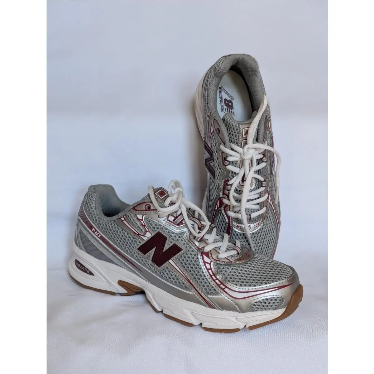 New Balance shoes - New Balance 740 - WR740SO - Silver, Burgundy 11