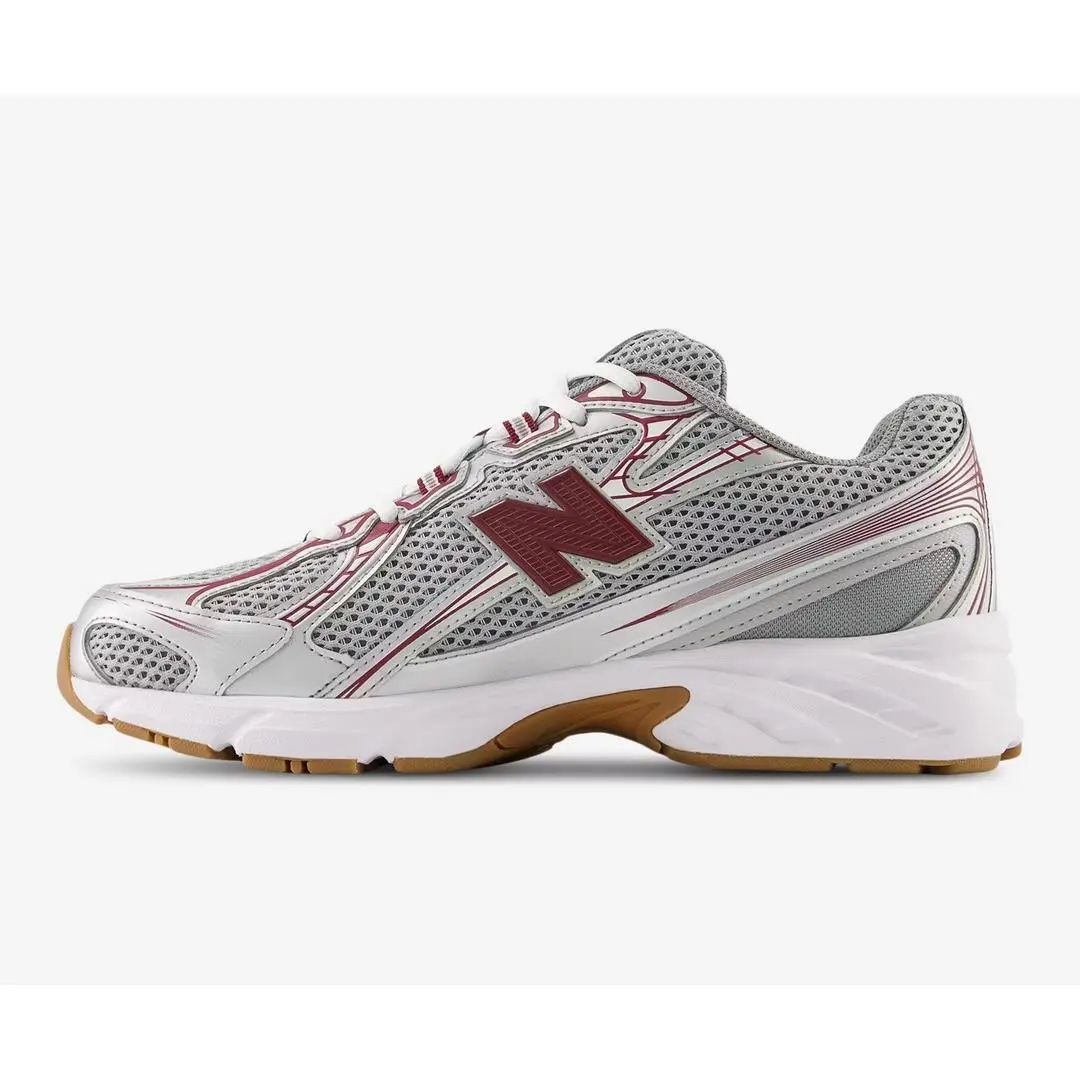 New Balance shoes - New Balance 740 - WR740SO - Silver, Burgundy 1