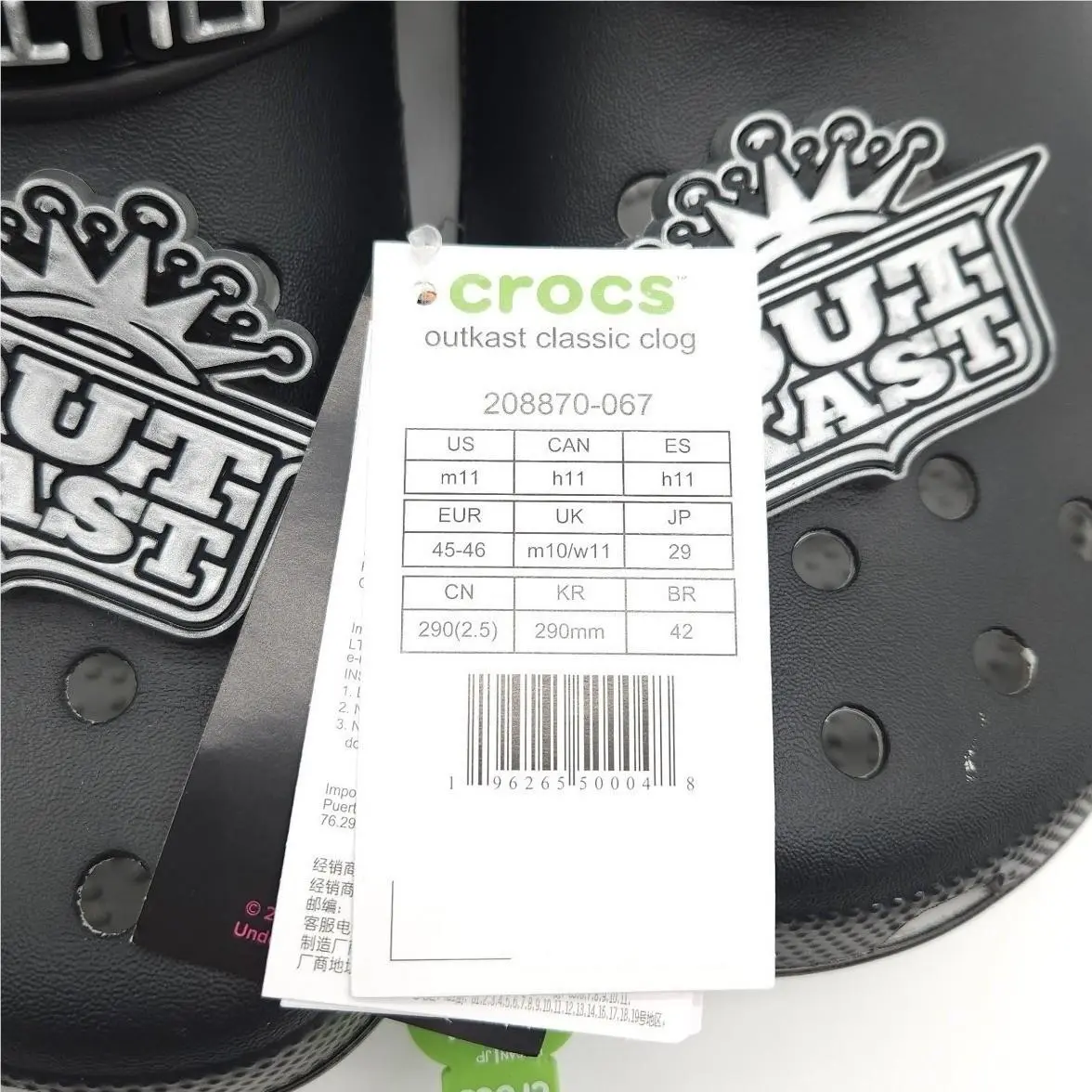 Crocs shoes - Crocs Classic Clog - Classic Clog - Black (UPC: 196265500048) 2