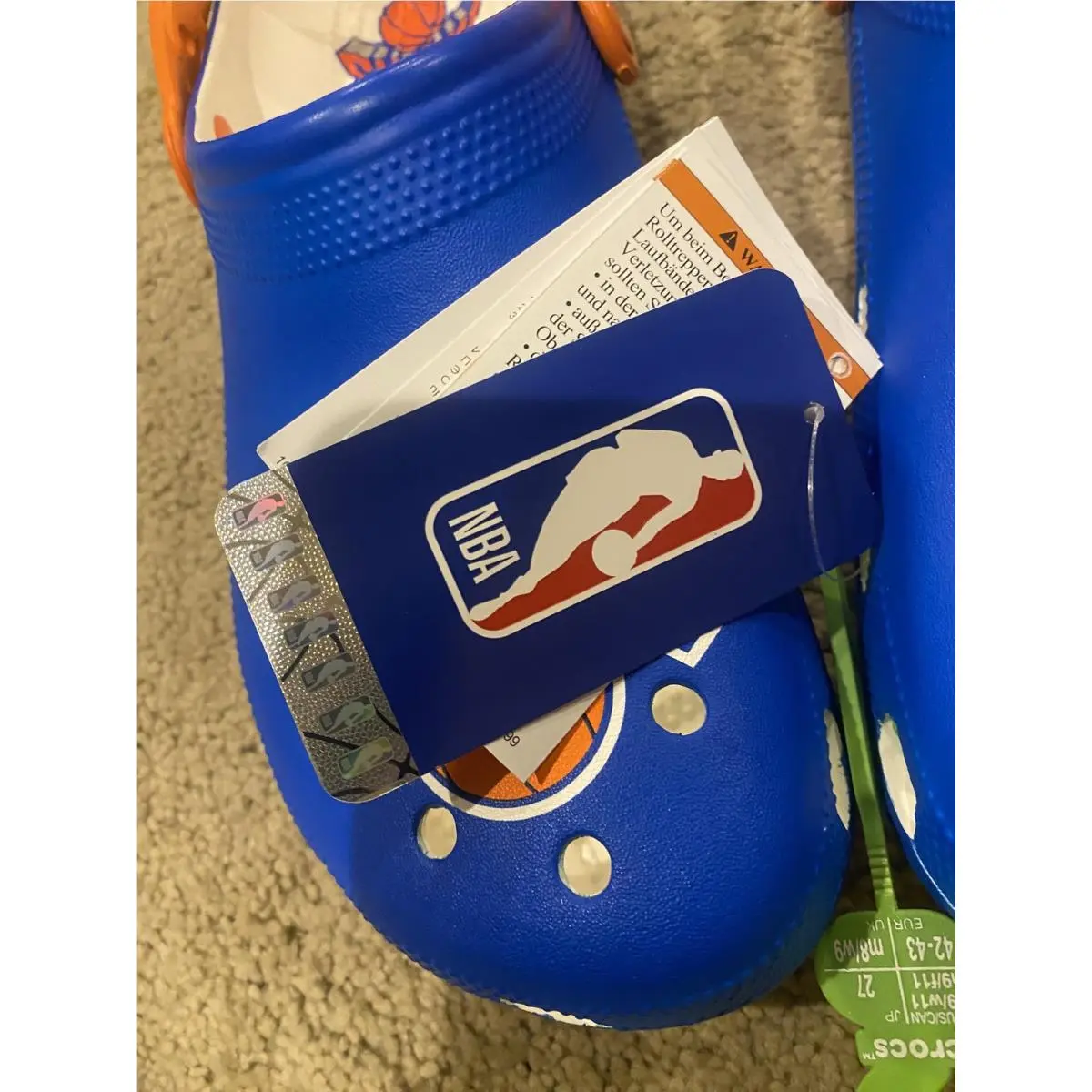 Crocs shoes - Crocs NBA New York Knicks - 208862-100 - Blue (UPC: 196265420261) 3
