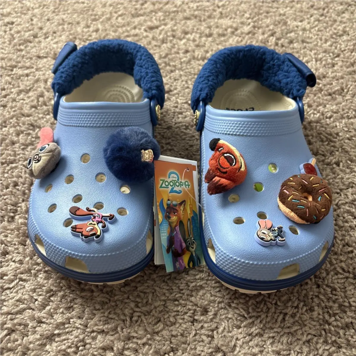 Crocs Womens Disney Zootopia 2 Classic Clog 211749-90H Size 9 Blue
