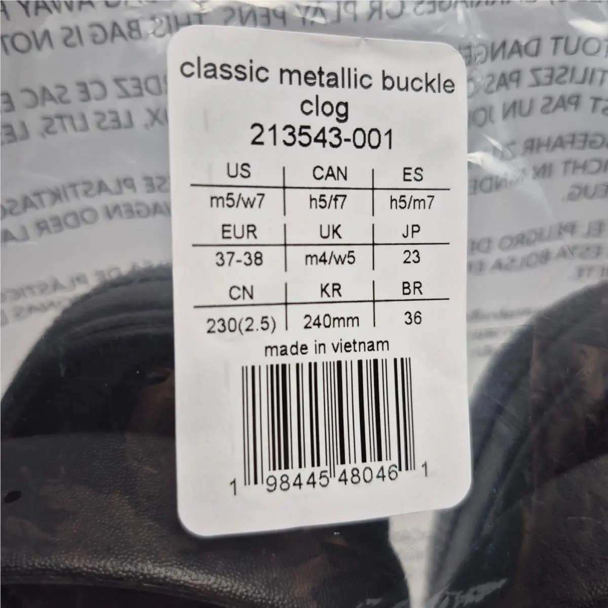 Crocs shoes - 213543-001 - 213543-001 - Black (UPC: 198445480461) 0