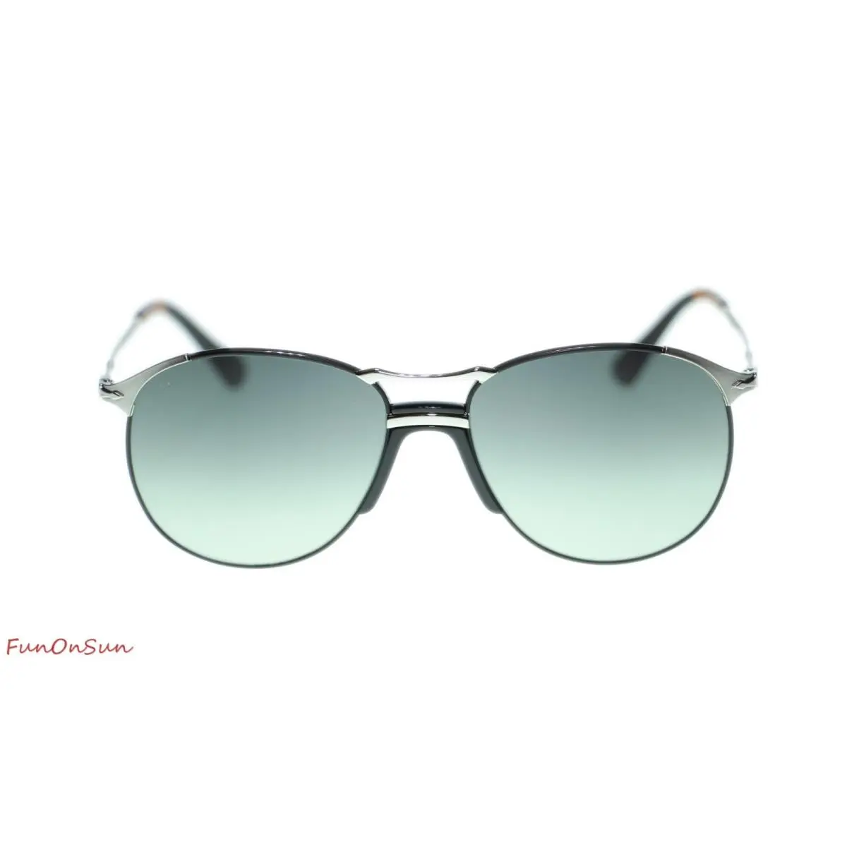 Mens Sunglasses PO2649S 107471 Silver Black/gradient Dark Grey Lens 55mm by Persol