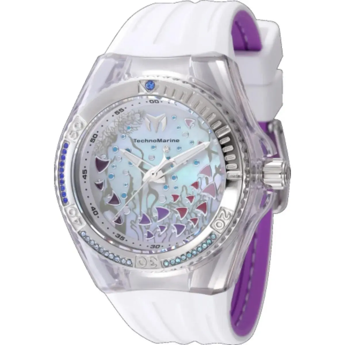 Technomarine Cruise Dream Women`s Watch w/ Mother of Pearl Dial - 40mm. Purple by TechnoMarine