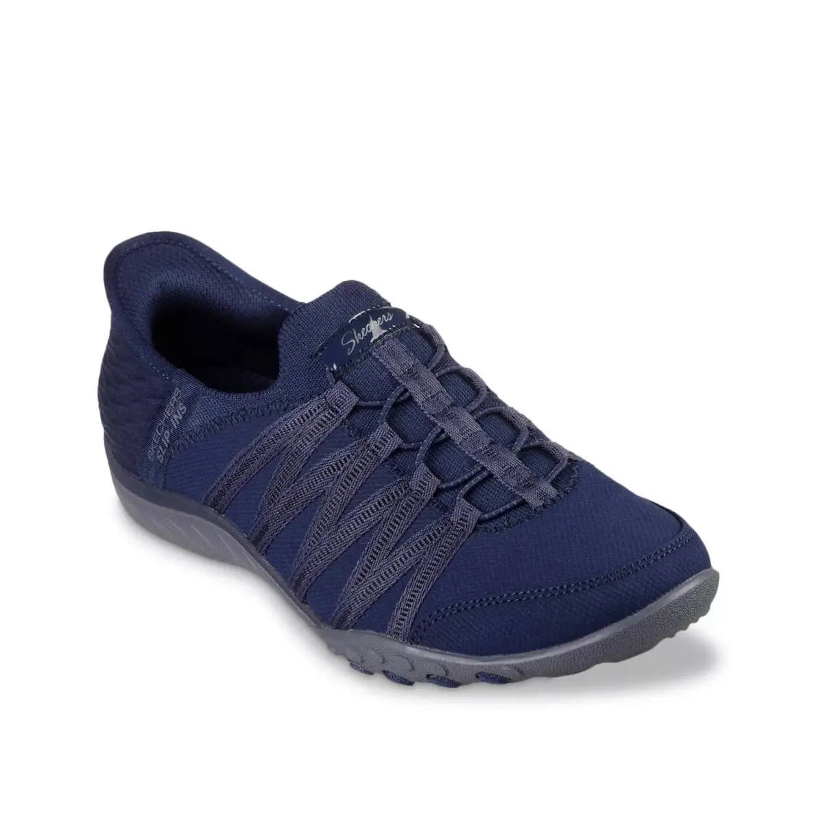 Women`s Casual Shoes  Hands Free Slip Navy by Skechers