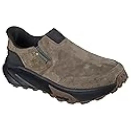 x John Deere Relaxed Fit: Knox - Renzo Slip-in Shoes Dark Taupe - 25609 by Skechers