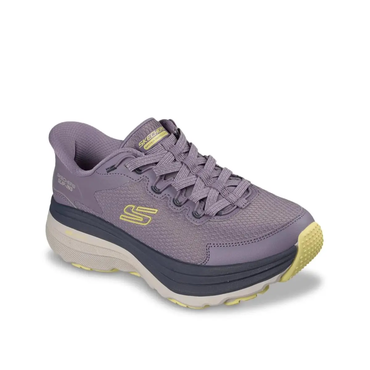 Women`s Athletic Sneakers  Hands Free Slip Purple by Skechers