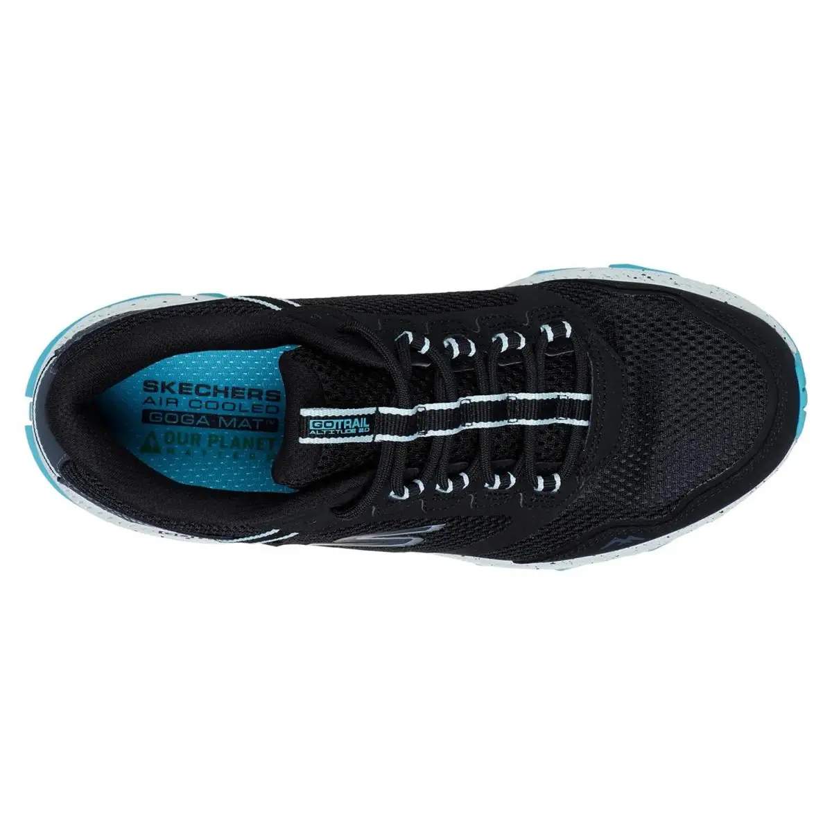Skechers shoes - Black/Aqua 3