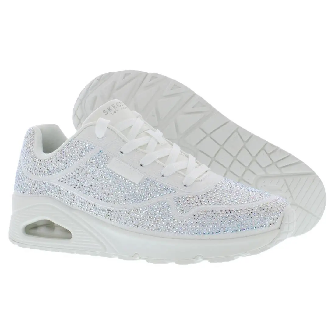 Skechers Uno Disco Rave Womens Shoes Size 6 Color: White