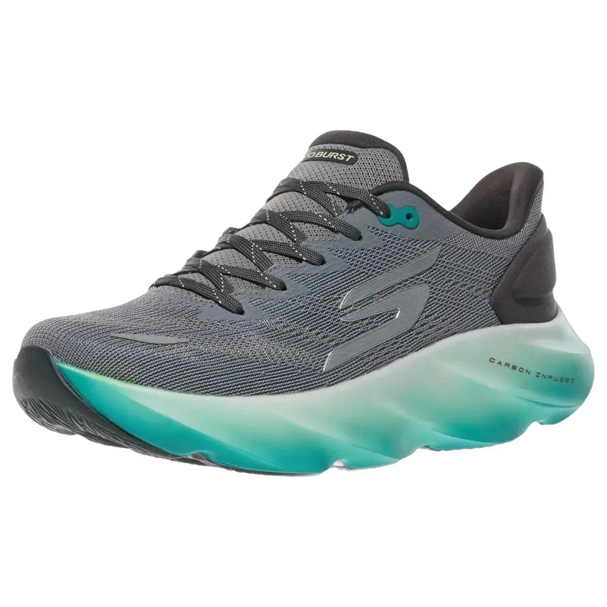 Skechers shoes - Skechers Aero Burst - Aero Burst - 246210-GYBL - Gray Textile/Blue Trim 3