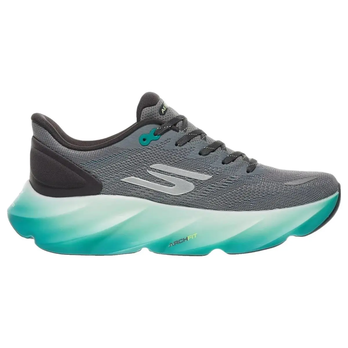 Skechers shoes - Skechers Aero Burst - Aero Burst - 246210-GYBL - Gray Textile/Blue Trim 5