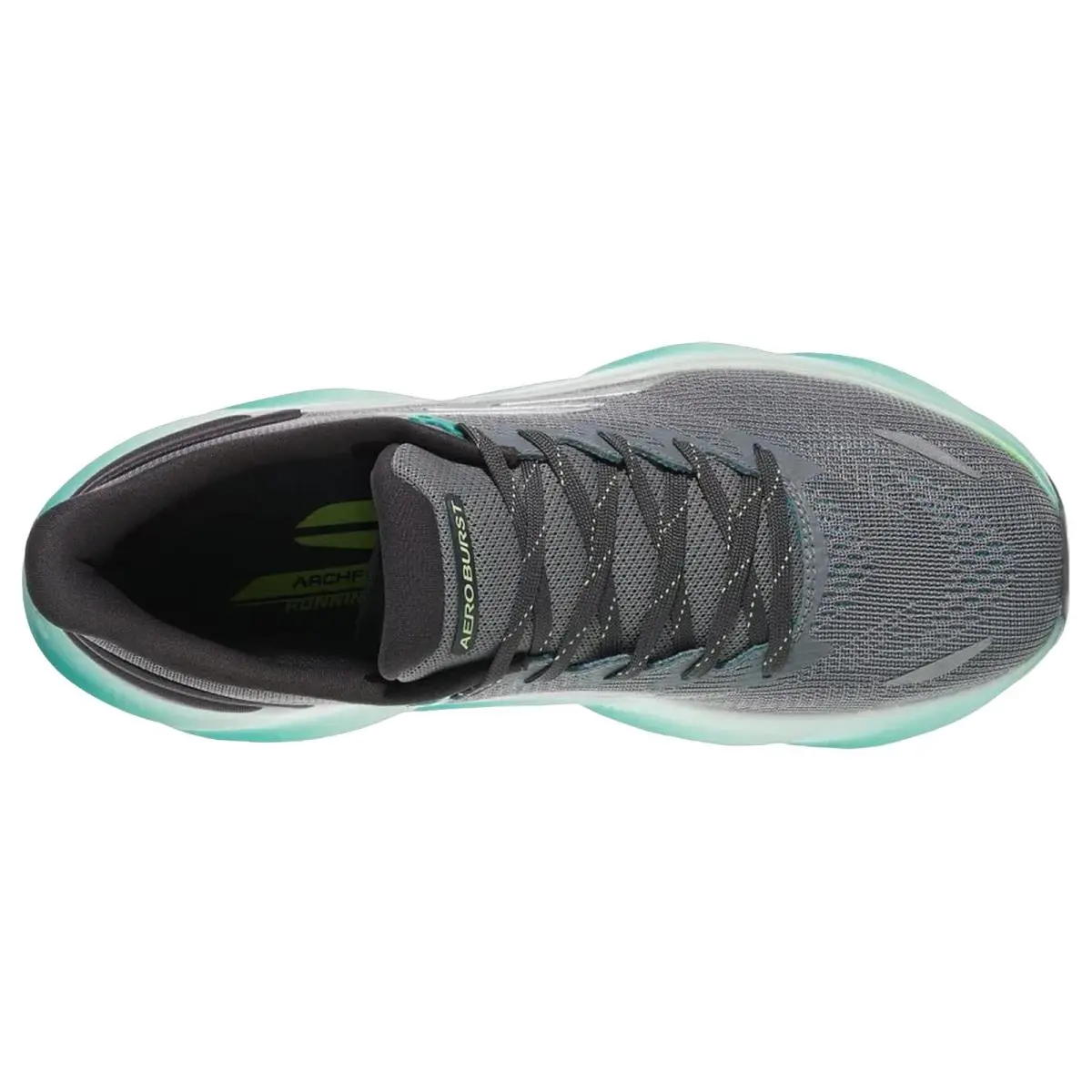 Skechers shoes - Skechers Aero Burst - Aero Burst - 246210-GYBL - Gray Textile/Blue Trim 7