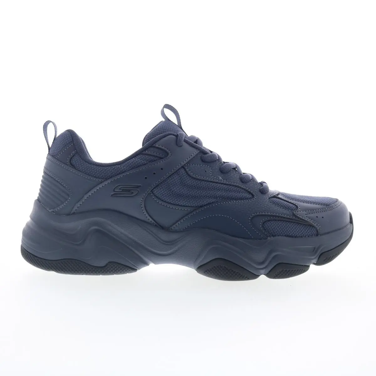 Skechers Bobs Sport Diego Fusion Motion Mens Blue Lifestyle Sneakers Shoes