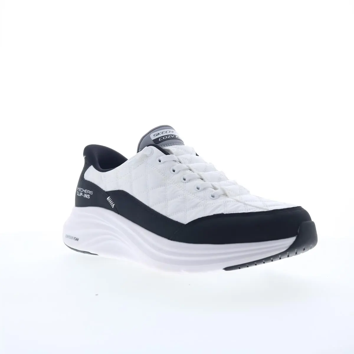 Skechers shoes - Skechers Slip-ins: Contour Foam - Cozy Fit - 232619-WBK - White 0