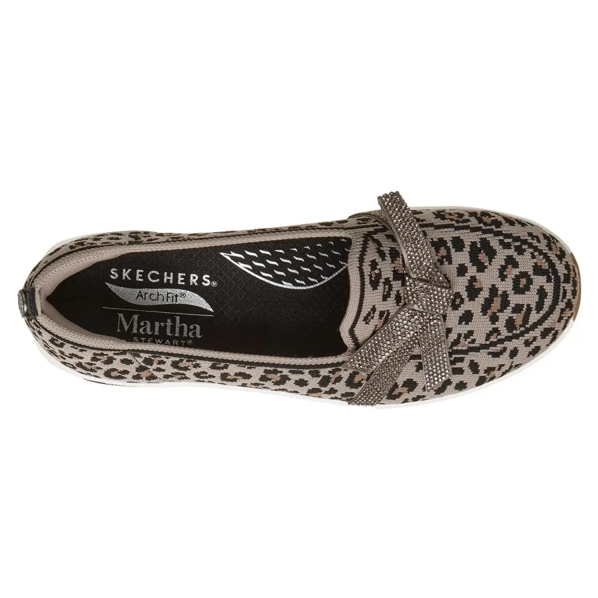 Skechers shoes - Black/Brown Leopard Print 4
