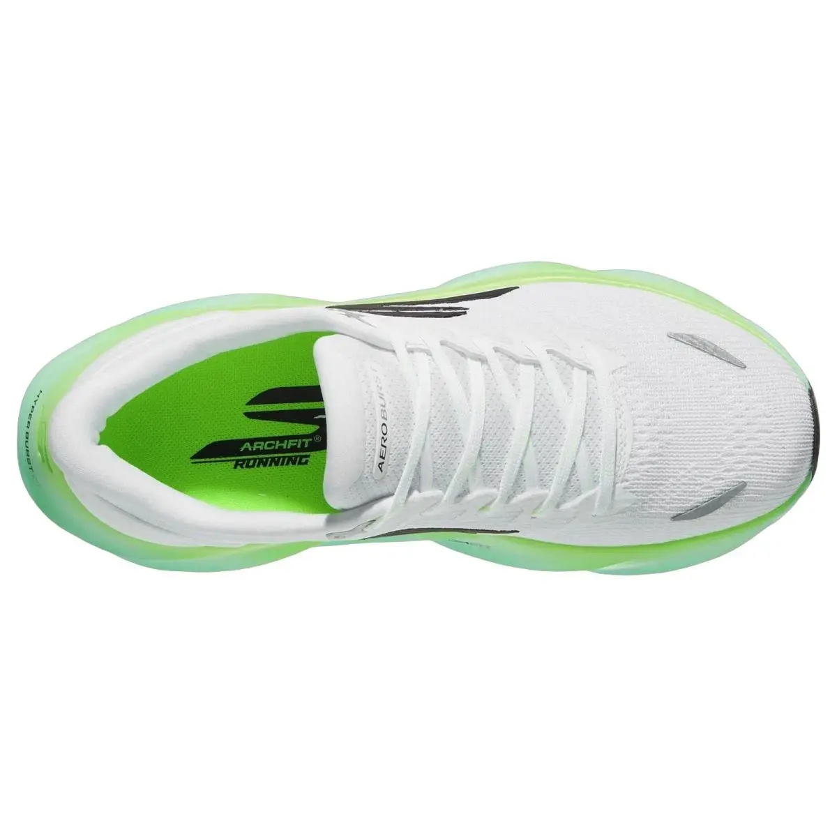 Skechers shoes - Skechers Aero Burst - Aero Burst - 172210-WLM - White/Lime 8