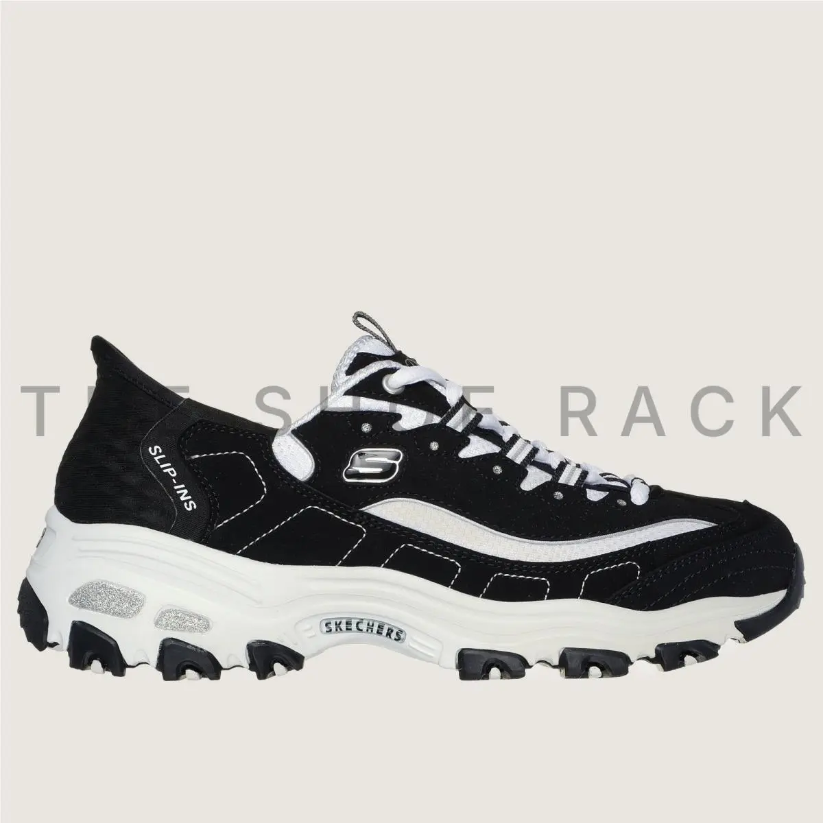 Skechers shoes - Skechers D`Lites - New Classic - 150030W-BKW - Black 4