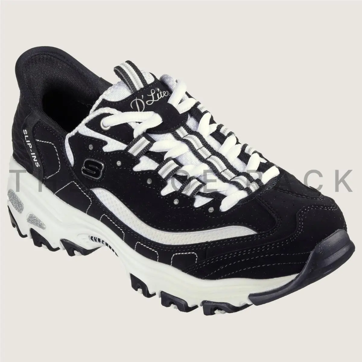 Skechers shoes - Skechers D`Lites - New Classic - 150030W-BKW - Black 5