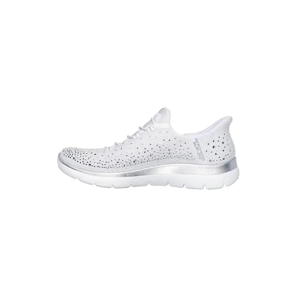 Skechers shoes - Skechers Slip Ins Summit Brillant Shine Sneaker - White 0