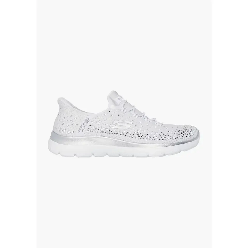 Skechers shoes - Skechers Slip Ins Summit Brillant Shine Sneaker - White 1