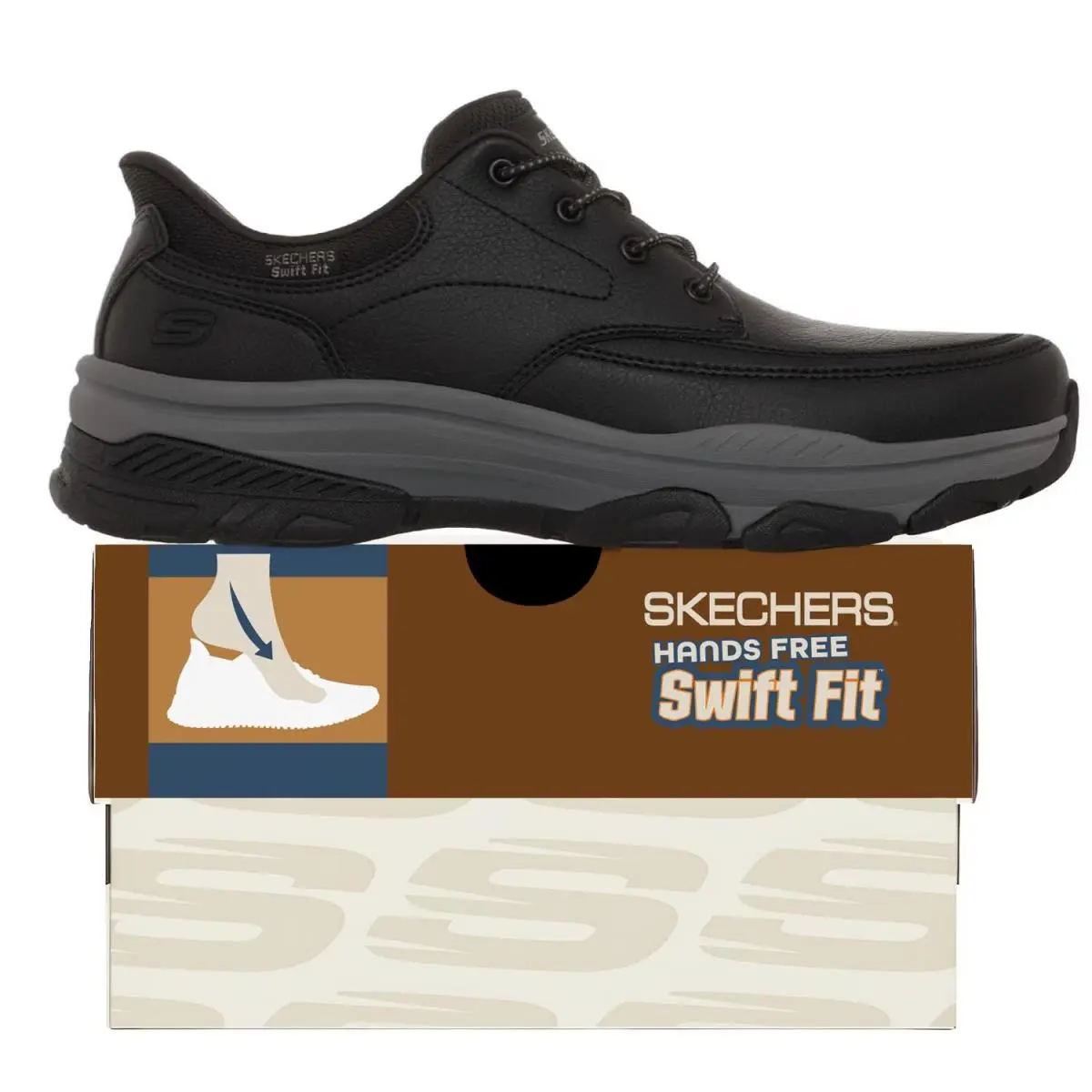 Men`s  Swift Fit Izaiah Shoes Wide Width by Skechers