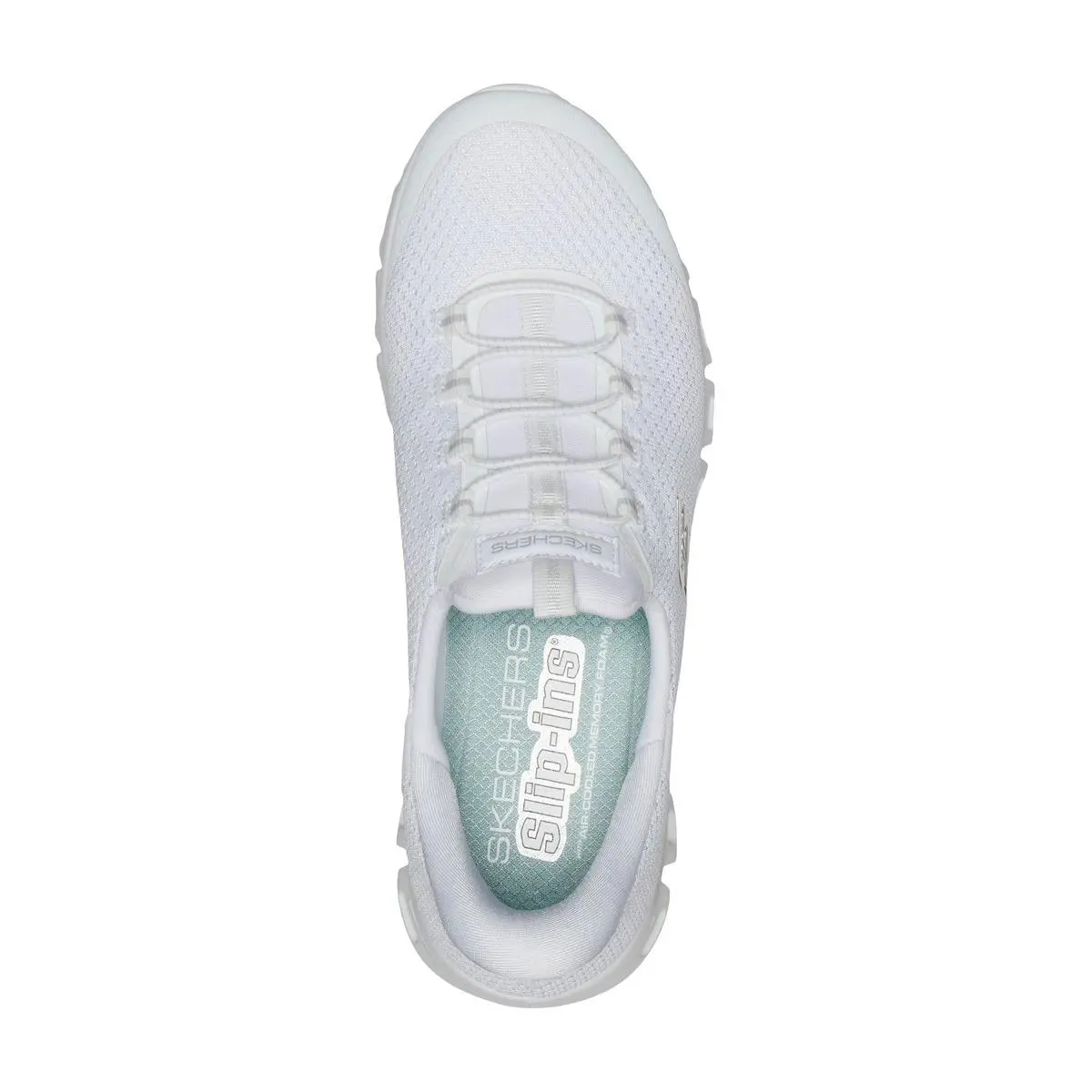 Skechers shoes - WHITE/SILVER 0