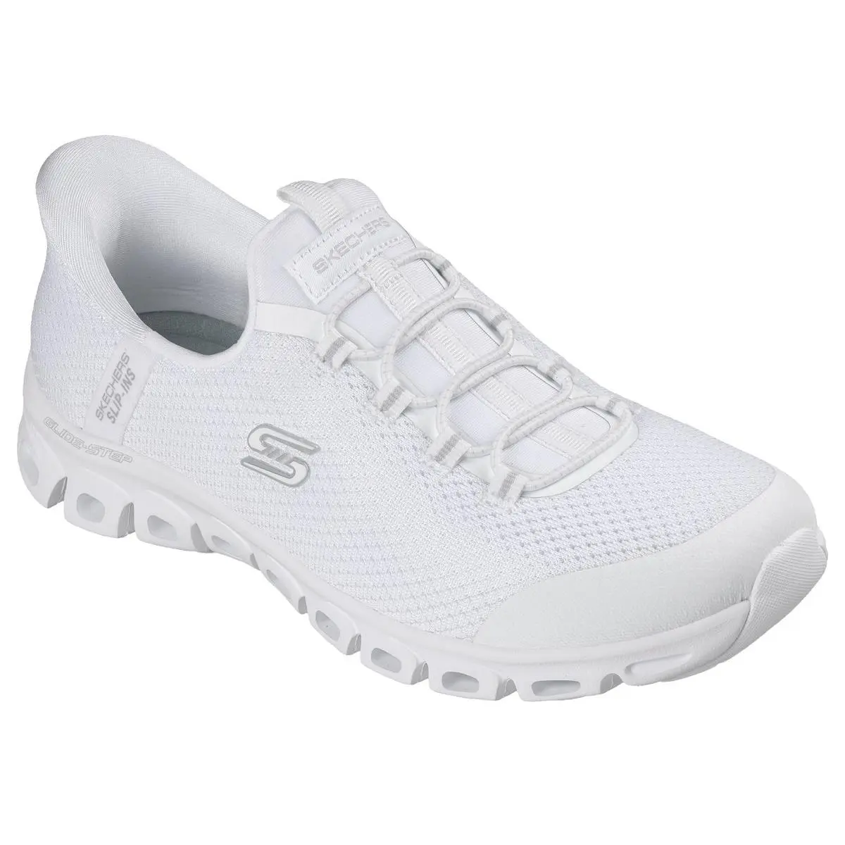 Skechers shoes - WHITE/SILVER 2
