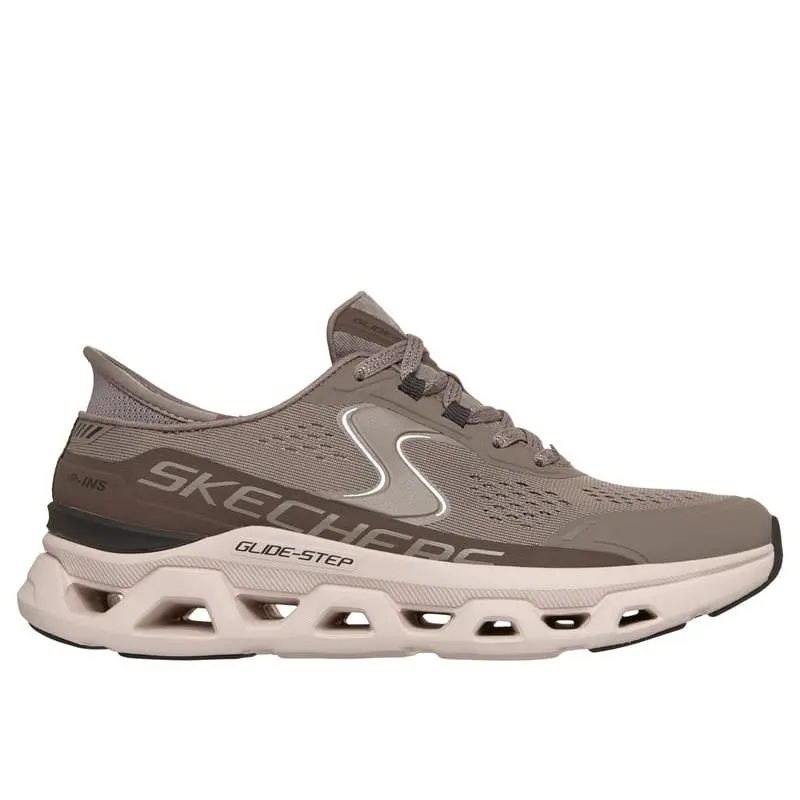 Women`s Slip-ins: Glide-step Altus Hands Free Athletic Shoe Dark Taupe by Skechers