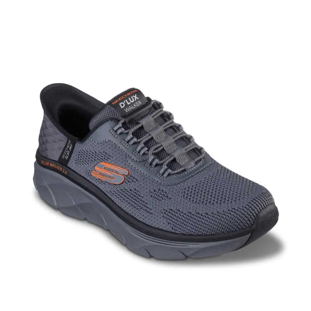 Men`s Athletic Sneakers  Hands Free Slip Blue by Skechers