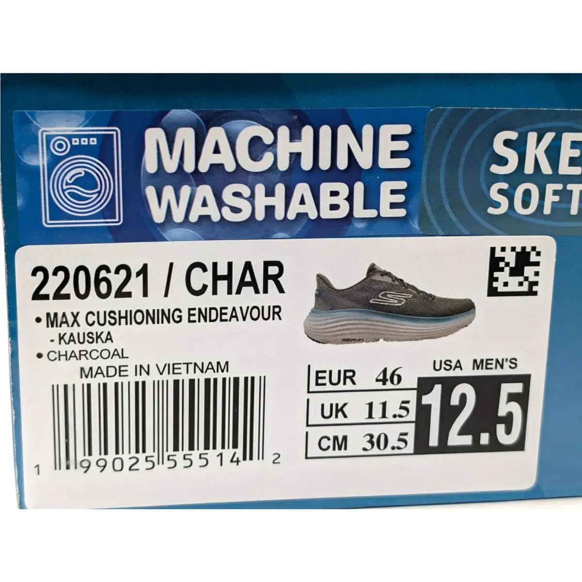 Skechers shoes - Skechers Max Cushioning Endeavour Kauska - 220621/CHAR - Charcoal 20