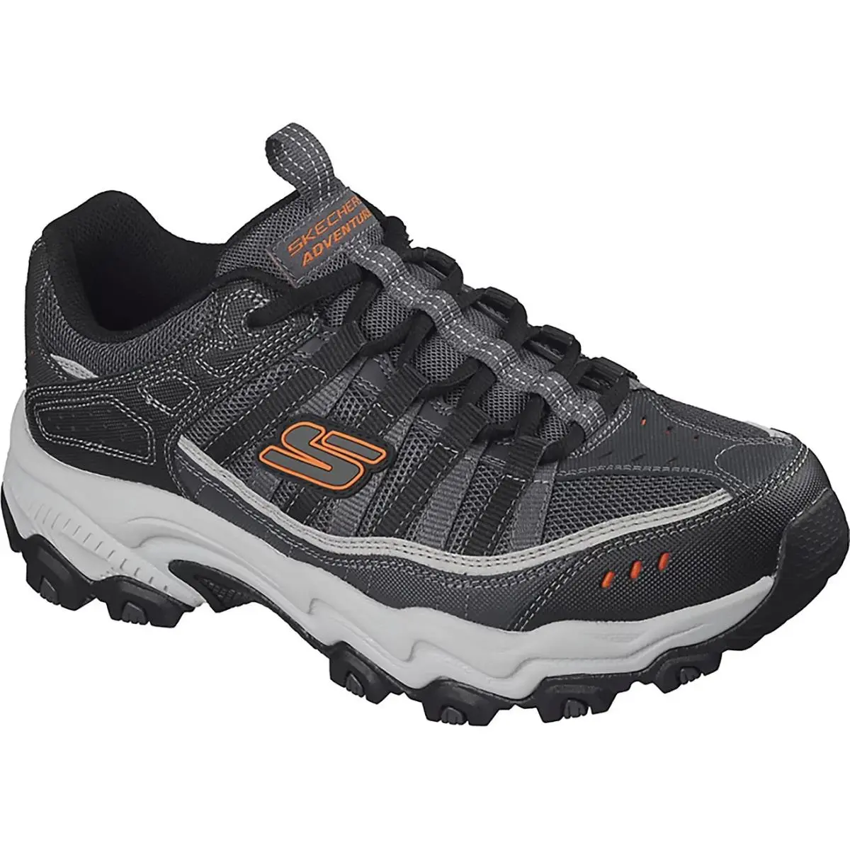 Skechers shoes - Black/Grey/Orange 4