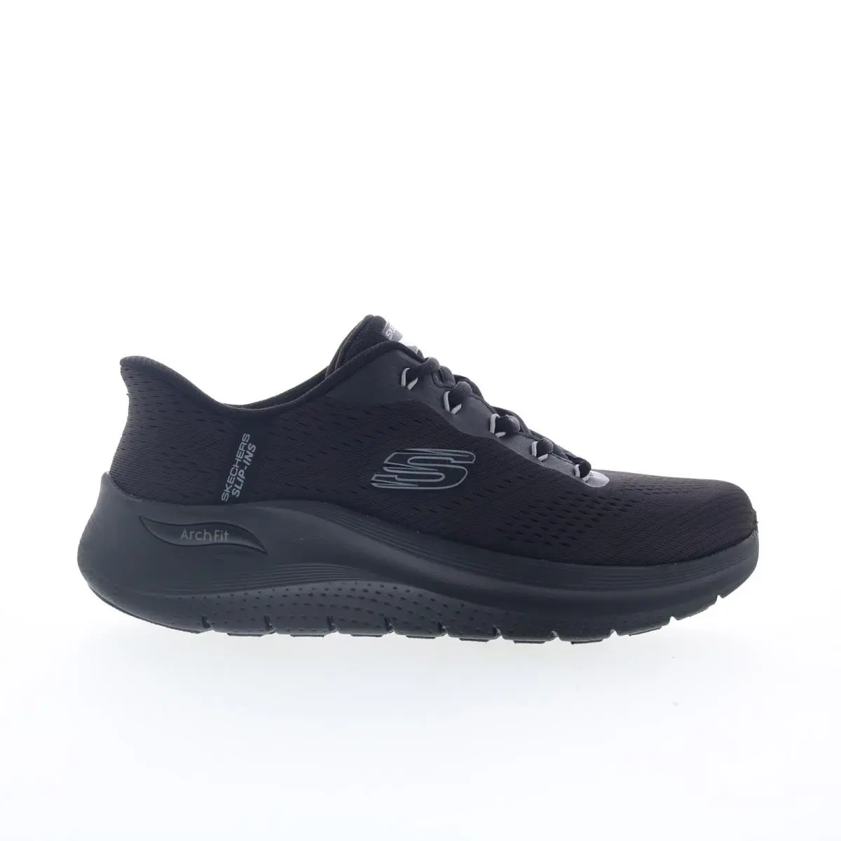 Skechers Slip-ins 2.0 Lestur Mens Black Extra Wide Lifestyle Sneakers Shoes