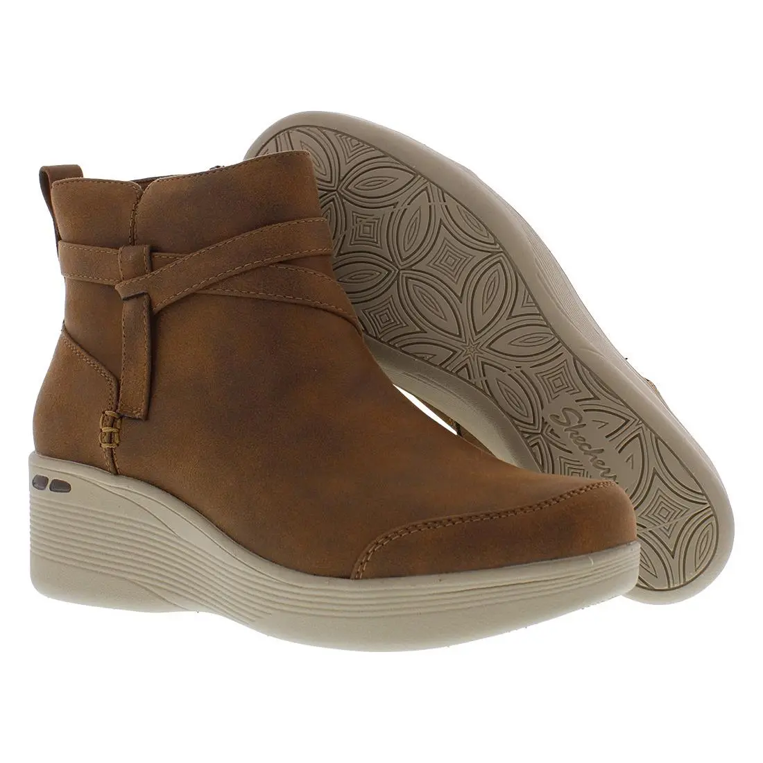 Pier Lite Everlasting Boot Leather Womens Shoes by Skechers