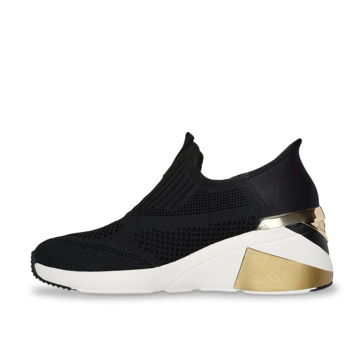 Skechers shoes - Black/Gold Metallic 5