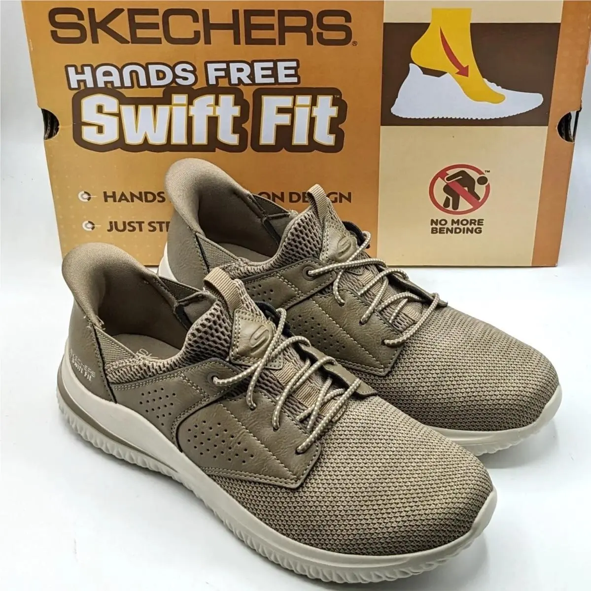 Skechers shoes - Skechers Delson Hands Free Swift Fit - 1855140 - Brown 8