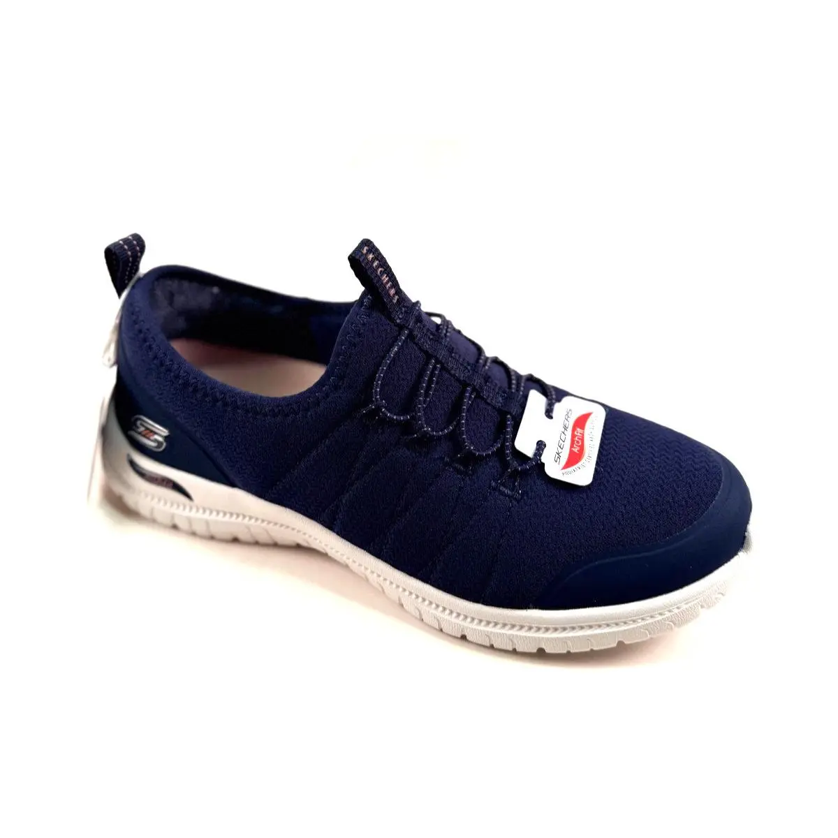 Skechers 104594 Navy Arch Fit Air Cooled Slip On Fashion Sneaker