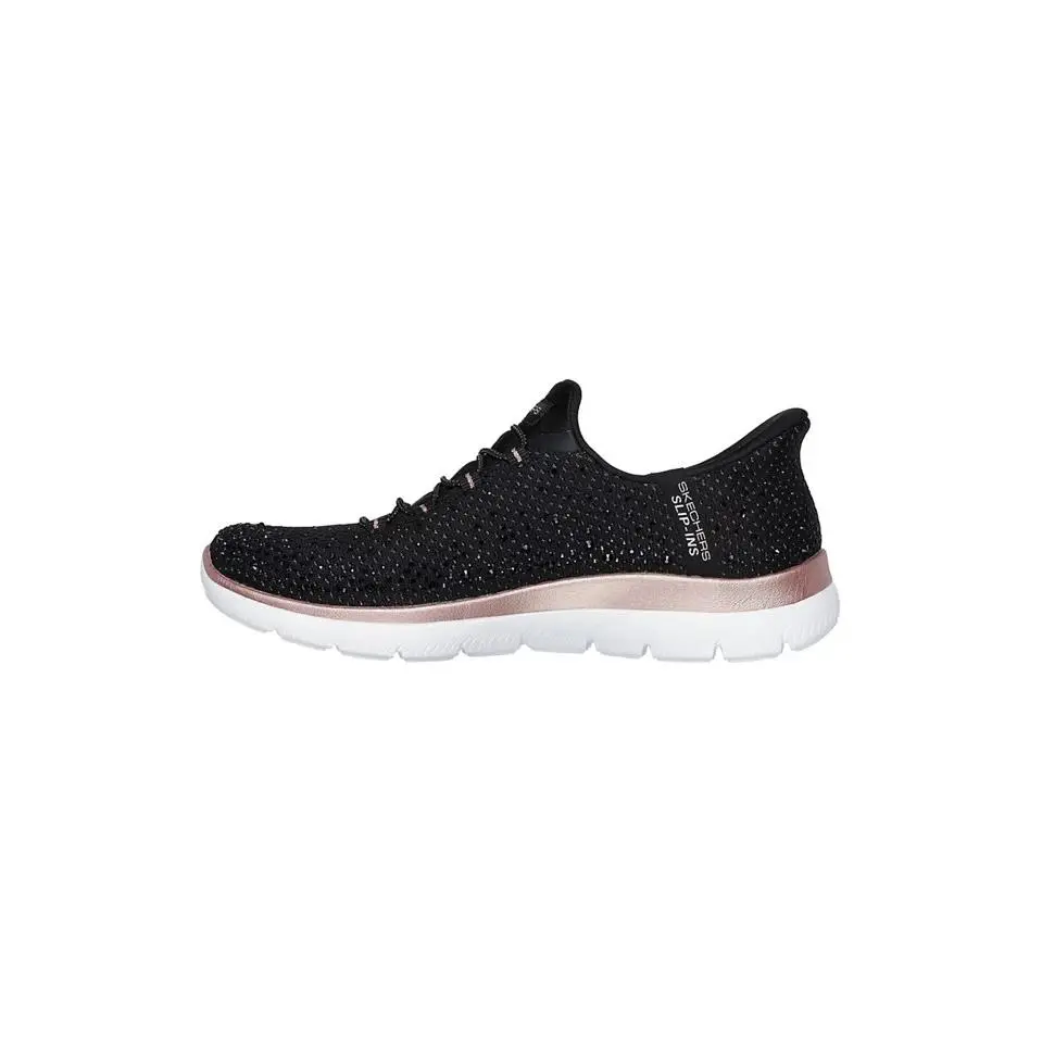 Skechers shoes - Skechers Slip Ins Summit Brillant Shine Sneaker - Black 2