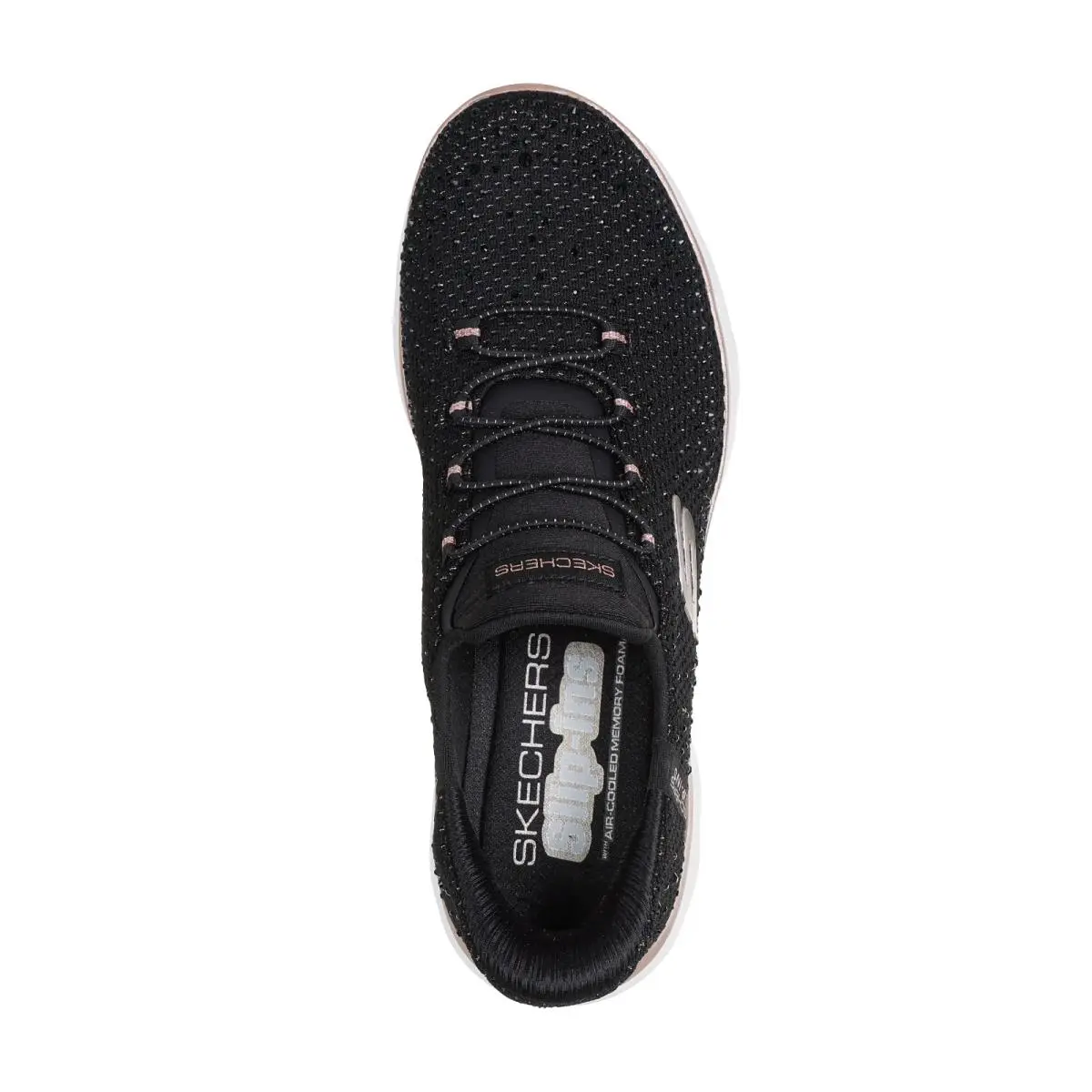 Skechers shoes - Skechers Slip Ins Summit Brillant Shine Sneaker - Black 3