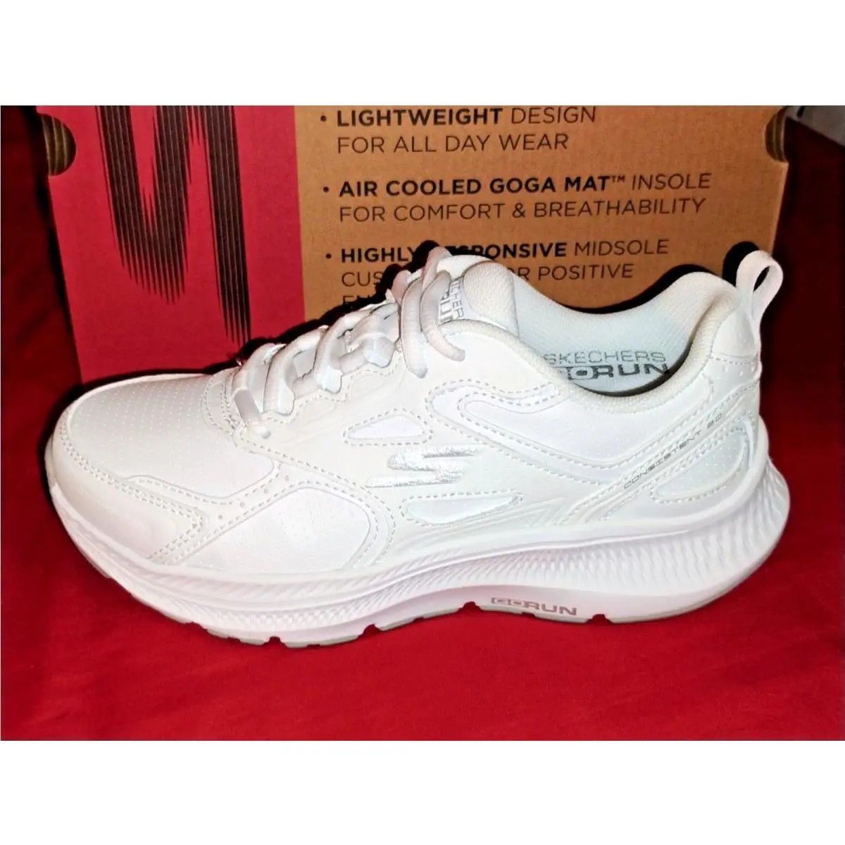 Skechers shoes - Skechers Go Run Consistent 2.0 - 128613 WHT - White, Manufacturer: White 22