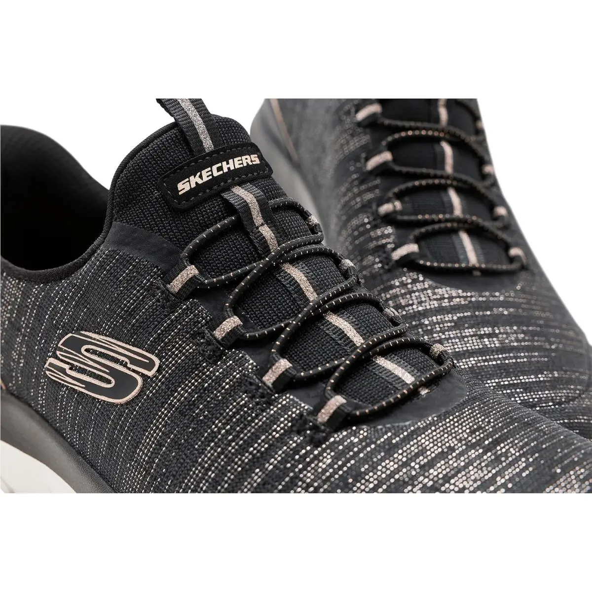 Skechers shoes - Black/Rosegold 4